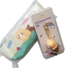 Kakao Friends Choonsik 64GB USB 3.1 Figure Keyring & Matching Slim Pouch Set picture