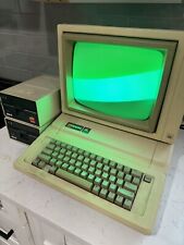 Vintage Apple IIE - A2M2010 Monitor, Keyboard / CPU And Dual Floppy Disk Drive picture