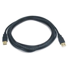 Monoprice Standard USB Cable,Black,6ft L 5443 Monoprice 5443 844660054436 Black picture