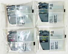 New Genuine Brother LC3017 Black Cyan Magenta Yellow 4PK Starter Ink Cartridges picture