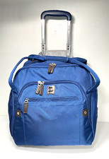 Delsey Underseater Laptop Carry-On Bag Rolling Travel Lightweight BLUE - READ picture