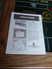 Vintage 1 Page Brochure Mountain Hardware Apple Clock picture