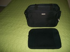 Embark Professional Black Messenger with Soft Laptop Briefcase picture