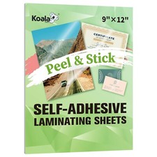 18-54 Koala 100% Clear Sticker Paper for Inkjet + Laser Printers Glossy Vinyl picture