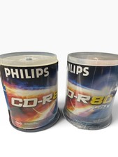 Philips CD-R 700MB 80min 52x 100 disk pack CDR80D552n/600 NEW SEALED picture
