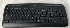 Logitech Wireless Black Keyboard + Receiver Dongle BRAND NEW OEM OLD STOCK picture