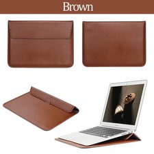 Waterproof Patent Leather Laptop Sleeve with Stand for 11 to 15 Inch Laptops picture