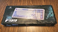 AULA F99 99-Key Wireless Mechanical Gaming Keyboard, RGB Illuminated, Tri-Mode picture