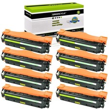 8PK BK High Yeild Toner For HP CC530X 304X Laserjet CP2020 CP2025 CM2320 CM2320N picture