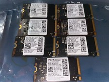 Samsung 512GB NVMe M.2 2242, LOT of 7.  One mislabled.  Read discription. picture