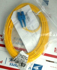 Platinum Connector LC/UPC-SC/UPC-SM-DX-2.0-10M Fiber Cable Cord Yellow NEW USA picture