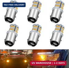 Super Bright Upgraded 2357 1157 LED Bulb Amber for Turn Signal lights 2057 2057A picture