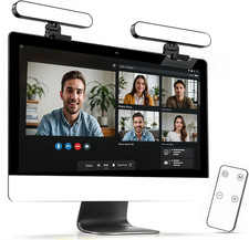 Monitor Light Bar for Computer & Laptop – Remote&Touch Control, Streaming Video picture