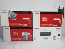 CANON 332 set 4 Colors BLACK II CYAN YELLOW MAGENTA TONER CARTRIDGE LBP7780C NEW picture