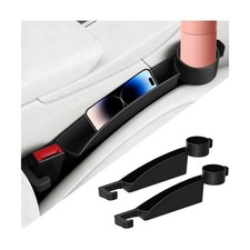 Car Seat Gap Filler, 2PCS Anti-Drop Multifunctional Vehicle Seat Side Gap Plu... picture
