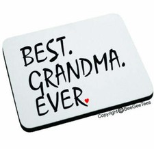BEST GRANDMA EVER Mouse Pad Happy Mothers Day Birthday Gift picture