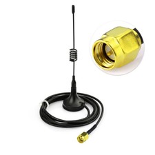 433Mhz 3dbi Antenna SMA Male Magnetic Base with 2.9m Cable For Ham Amateur Radio picture