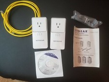 Router Accessory Bundle / NetGear  Internet Booster / 2 NetGear 14A 125V Plugs / picture