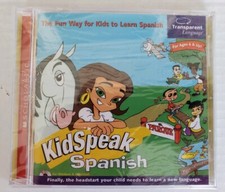 Scholastic Books Kidspeak Kids Speak Spanish CD Rom Age 6+ Educational Game New  picture