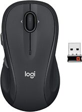 Logitech M510 Wireless Computer Mouse with USB Unifying Receiver - Graphite picture