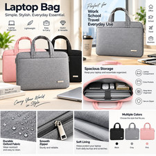 Laptop Shoulder Bag Sleeve Case Carrying Bag for Men Women Notebook Computer picture