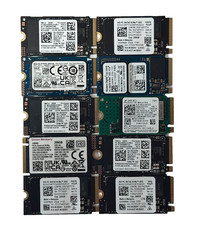 LOT OF 10 - Mix Brand 256GB M.2 2242 PCIe Gen4 x4 NVMe SSD Lot Samsung WD Micron picture