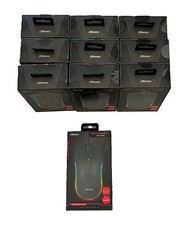 LOT OF 10 LED GAMING MOUSE 2BOOM BANDIT GMS100K picture