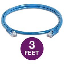 20PCS Cat5e Network Cable 1.5-15ft Ethernet LAN Cord for Gaming & Streaming Blue picture