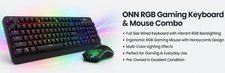ONN Gaming RGB Mechanical Keyboard + ONN Gaming RGB Mouse Combo  picture