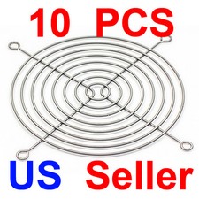 *Lot of 10* Chrome Fan Guard for 120MM Axial Fan picture