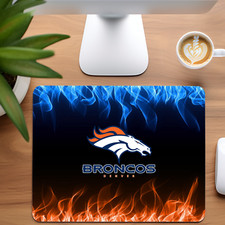 Denver Broncos Custom Non-Slip Neoprene Mouse Pad Home Office picture