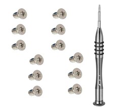 12PCS M2x3mm Silver Torx T5 Replacement Bottom Case Base Cover Screw for Dell... picture