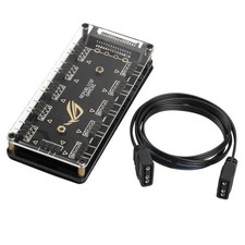 5V 3-Pin RGB 10 Hub Splitter SATA Power 3pin ARGB Adapter Extension Cable H picture
