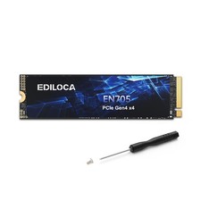 Ediloca 1TB SSD NVMe M.2 2280 PCIe Gen4 x4 Internal Solid State 1TB, Black picture