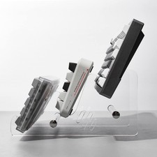 Sumgsn Transparent Acrylic Keyboard Display Stand Holds 3 Keyboards picture