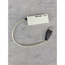 ViPower 4 Port USB 2.0 Hub External Multi Port Expander Off White Retro Tech picture