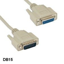 10PCS 6' DB15 Male to Female Extension Cable Shielded Straight for Mac Monitor picture