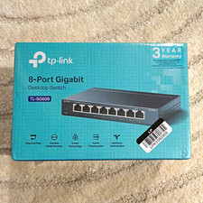 TP-LINK TL-SG608 8-Port Gigabit Unmanaged Desktop Switch RJ-45 Standalone picture