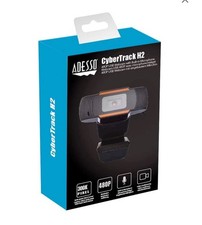 Adesso CyberTrack H2 480p HD Webcam, built in microphone, USB Webcam-UK picture