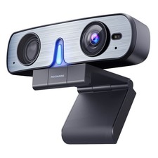 ROCWARE RC08 2K Webcam with Speaker, for PC, HD Web Cam Black  picture