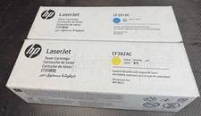 2 Genuine HP 312A LaserJet Pro M476 Cyan & Yellow CF381AC, CF382AC picture