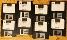 Apple IIgs/os System 6.0.4 8 Disk Set / Apple II, IIe, IIc, & IIgs Computers picture