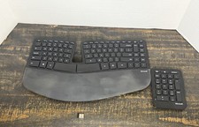 Microsoft Sculpt Ergonomic Wireless 1559 Keyboard with Number Pad and USB Dongle picture