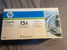 HP 15X C7115X OEM Genuine Black Laserjet Toner  Cartridge Open Box Sealed Bag picture