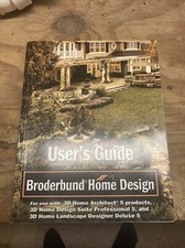 Broderbund 3D Home Design 5 User's Guide Instruction Manual Book picture