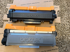 Brother TN Genuine Original Black Laser Toner Cartridges Lot of 2 picture