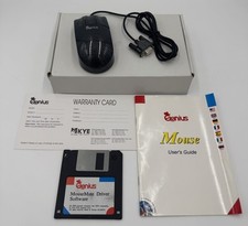 Vintage Genius MyMouse 2000 SERIAL Port Compatible 3-Button Ball Mouse picture