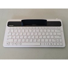 Authentic Samsung ECR-K10AWE Wireless Keyboard Dock Tablet White VERY CLEAN picture