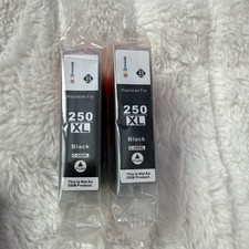 GImage Compatible C-250XL 250 XL Black Inkjet Ink Cartridge for Canon, 2-Pack picture