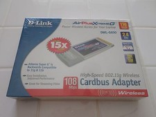 D-link AirPlus Xtreme G DWL-G650 802.11g/b Wireless Adapter - Brand New picture